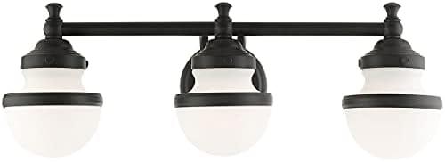 Livex Lighting Oldwick 3 - Light Vanity in  Black