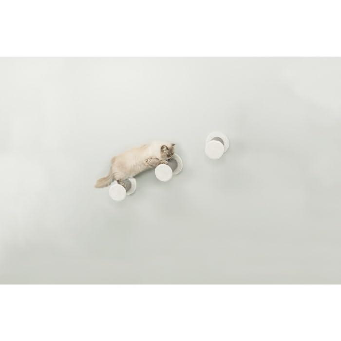 TRIXIE Wall Mount Cat Climbing Steps, Cat Furniture, Scratching Post, 3pcs