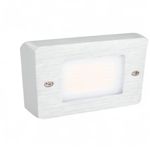 Square Low Profile Under Cabinet LED Puck Light, 3000K