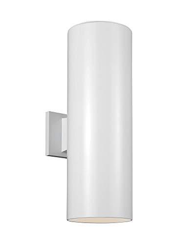 Porcia Outdoor Sconce - White / 18.25"H