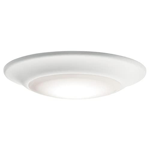 43878WHLED27-Kichler Lighting-Gen I - 11W LED Downlight - with Utilitarian inspirations - 1.25 inches tall by 6 inches wide-White Finish-2700 Color