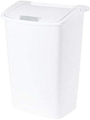 Rubbermaid 11.25 gal Dual Action Plastic Kitchen Lid, White