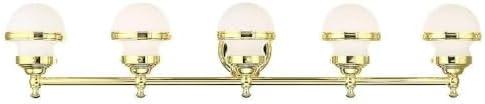 Livex Lighting Oldwick 5 - Light Vanity in  Polished Brass