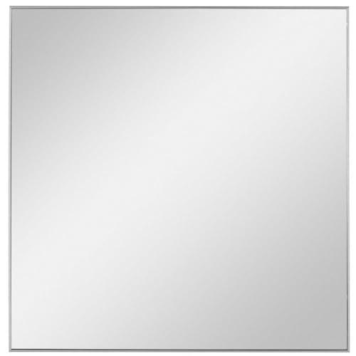 Uttermost Alexo Brushed Silver 28" Square Wall Mirror