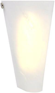 Frosted Marble Glass Conical Sconce