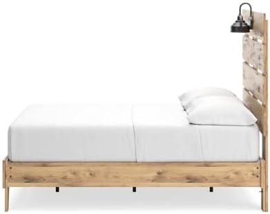 Signature Design by Ashley Casual Larstin Full Panel Headboard  Tan Brown