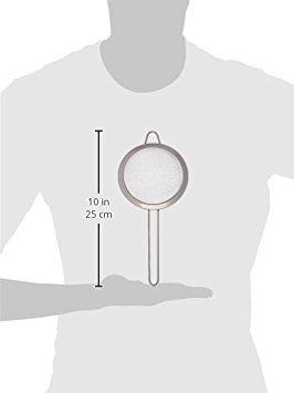 4-Inch Stainless Steel Fine Mesh Kitchen Strainer