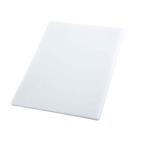 Winco Winco Heavy-Duty Plastic Cutting Board, 18" X 24" X 1/2", White