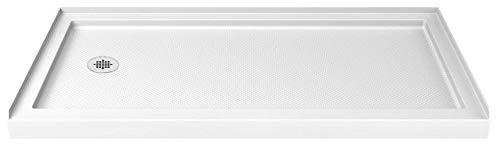 Qwall 60" W x 30" D x 75.63" H Framed Rectangle Shower Stall and Base Included