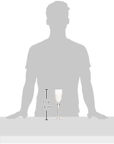 Luigi Bormioli Michelangelo 7 oz. Glass Flute (Set of 4)
