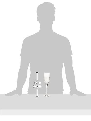 Luigi Bormioli Michelangelo 7 oz. Glass Flute (Set of 4)