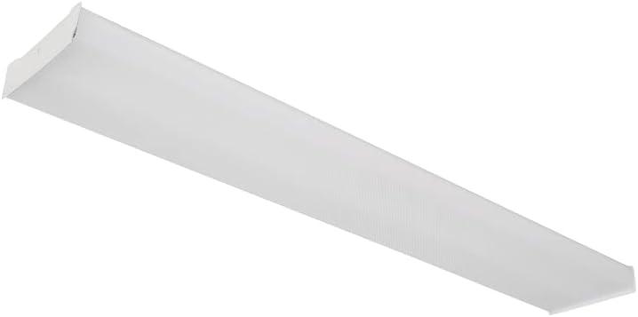 White Acrylic 48'' LED Dimmable Flush Mount Light