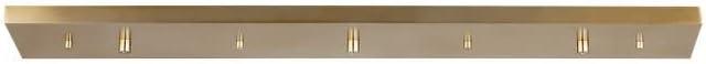 Satin Brass 36-Inch Multi-Port Linear Canopy