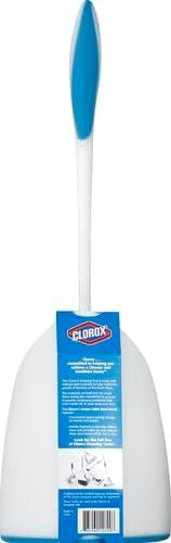 Clorox Corner Toilet Brush & Holder