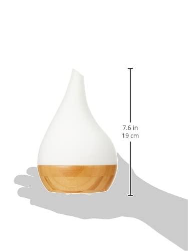 Ultrasonic Aroma Diffuser/Humidifier with Bamboo Base (Droplet)