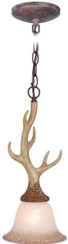 Vaxcel Lodge 1 - Light Pendant in  Noachian Stone