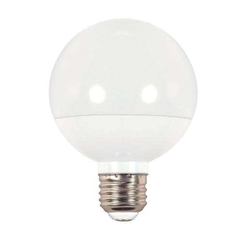 Satco S9203 LED T4 Light Bulb, 6W, 450L, 5000K, 25000 Hour Rating, Natural Light