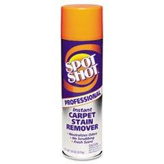 Spot Shot Professional Instant Carpet Stain Remover 18 oz Aerosol Spray, 12/Carton
