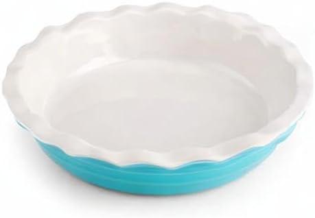 Baker's Advantage Baker's Advantage 10-Inch Stoneware Ceramic Pie Dish