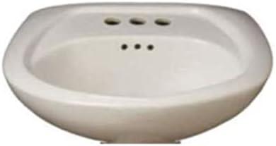 Proflo Proflo 18'' White Vitreous China Oval Bathroom Sink PF5004WH
