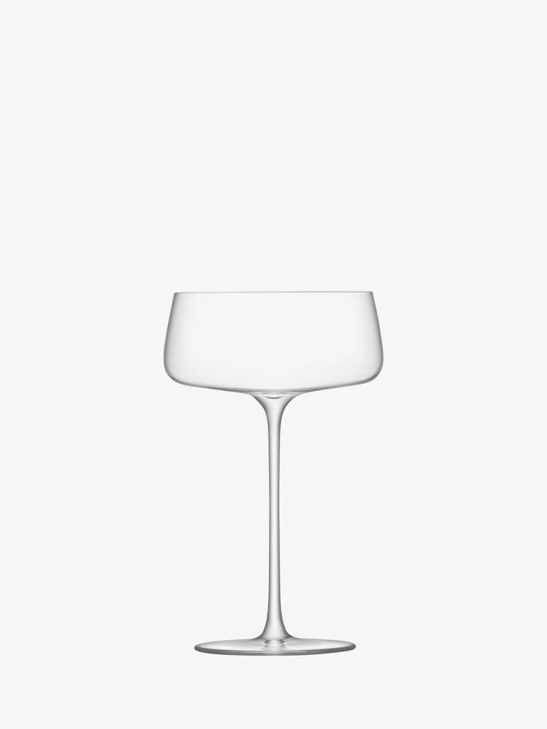 Metropolitan Glassware by LSA International - Champagne Coupes -Set of 4