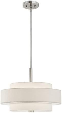 Livex Lighting Meridian 4 - Light Pendant in Brushed Nickel