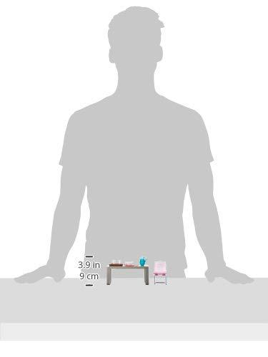 Lori – Dining Room Set for Mini Dolls – Dollhouse Furniture for 6-inch Dolls – Table, Chairs, Accessories – Toys for Kids – 3 Years + – Moderna Dining Set