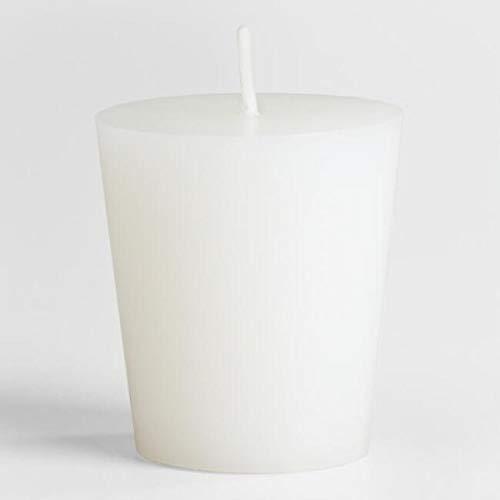 Bear Natural Organics Pack of 6 White Unscented Votive Candles