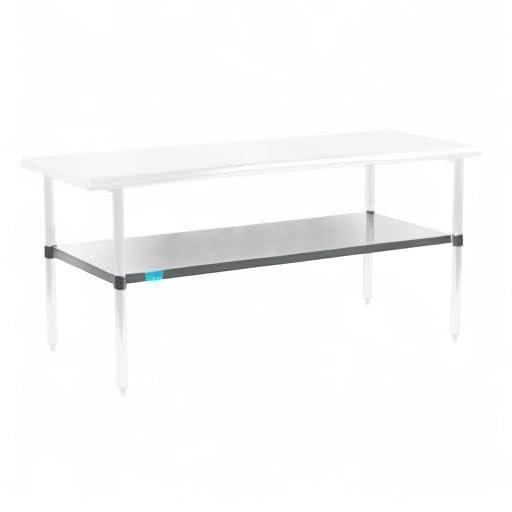 Additional Galvanized Steel Undershelf for 24 in. x 60 in. Kitchen Prep Table Adjustable Galvanized Steel Undershelf