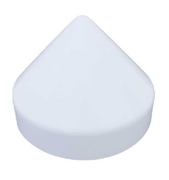 11" White Cone Dock Piling Cap / Piling Cover From 6" to 13" - White 11 inch Piling Cap
