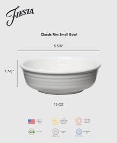 Fiesta Fiesta Classic Rim 5 5/8 Inch Small Bowl 15 OZ