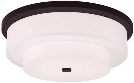 Livex Lighting Meridian 4 - Light Flush Mount in  Bronze