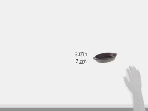 Old Mountain Pre-Seasoned Cast Iron 4.5 Inch Oval Single Serve Dish