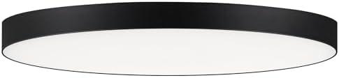 57670WTBK-Maxim Lighting-Trim - 16 Inch 25W 1 LED Round Flush Mount-Black Finish
