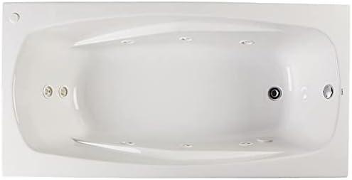 60'' x 32'' Drop-In Whirlpool Acrylic Bathtub