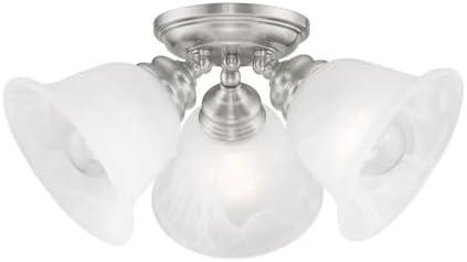 Livex Lighting Essex Ceiling Mount in Brushed Nickel