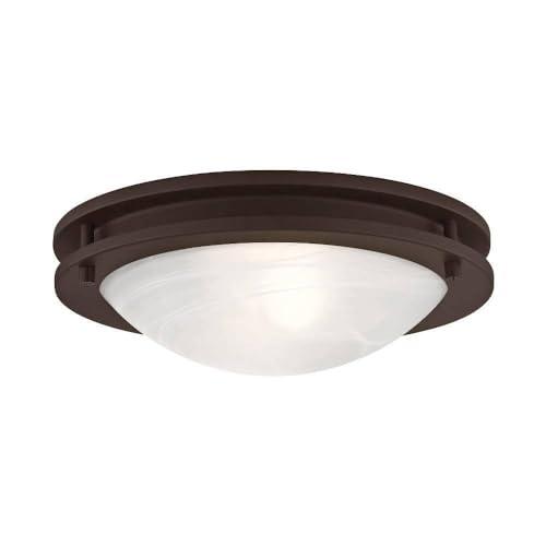 Livex Lighting Ariel 2 - Light Flush Mount in  Bronze
