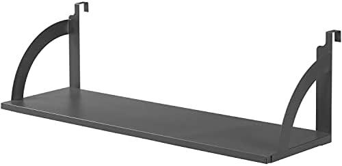 36"W Hanging Shelf, Black, For 1-3/4" Partition/Cubicle Panels
