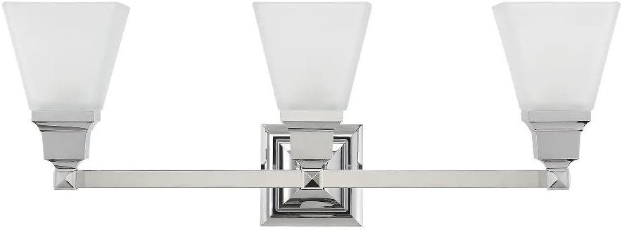 Livex Lighting Mission 3 - Light Vanity in  Polished Brass