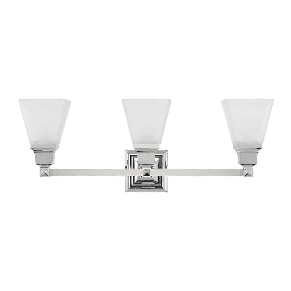 Livex Lighting Mission 3 - Light Vanity in  Polished Brass