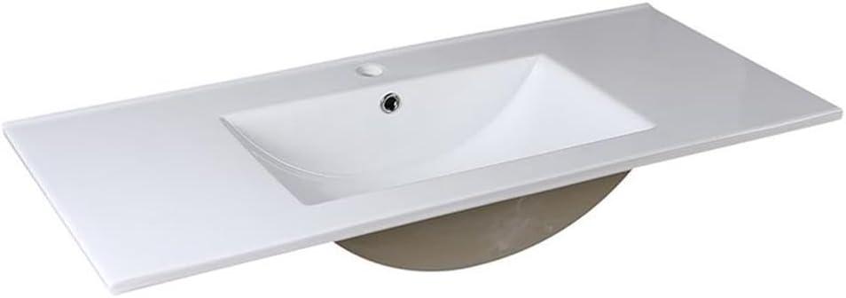 Fresca Allier 18.25'' White Ceramic Rectangular Bathroom Sink with Overflow