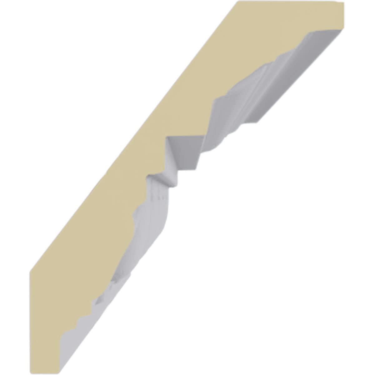 Ekena Millwork Traditional Egg & Dart with Beads Crown Moulding