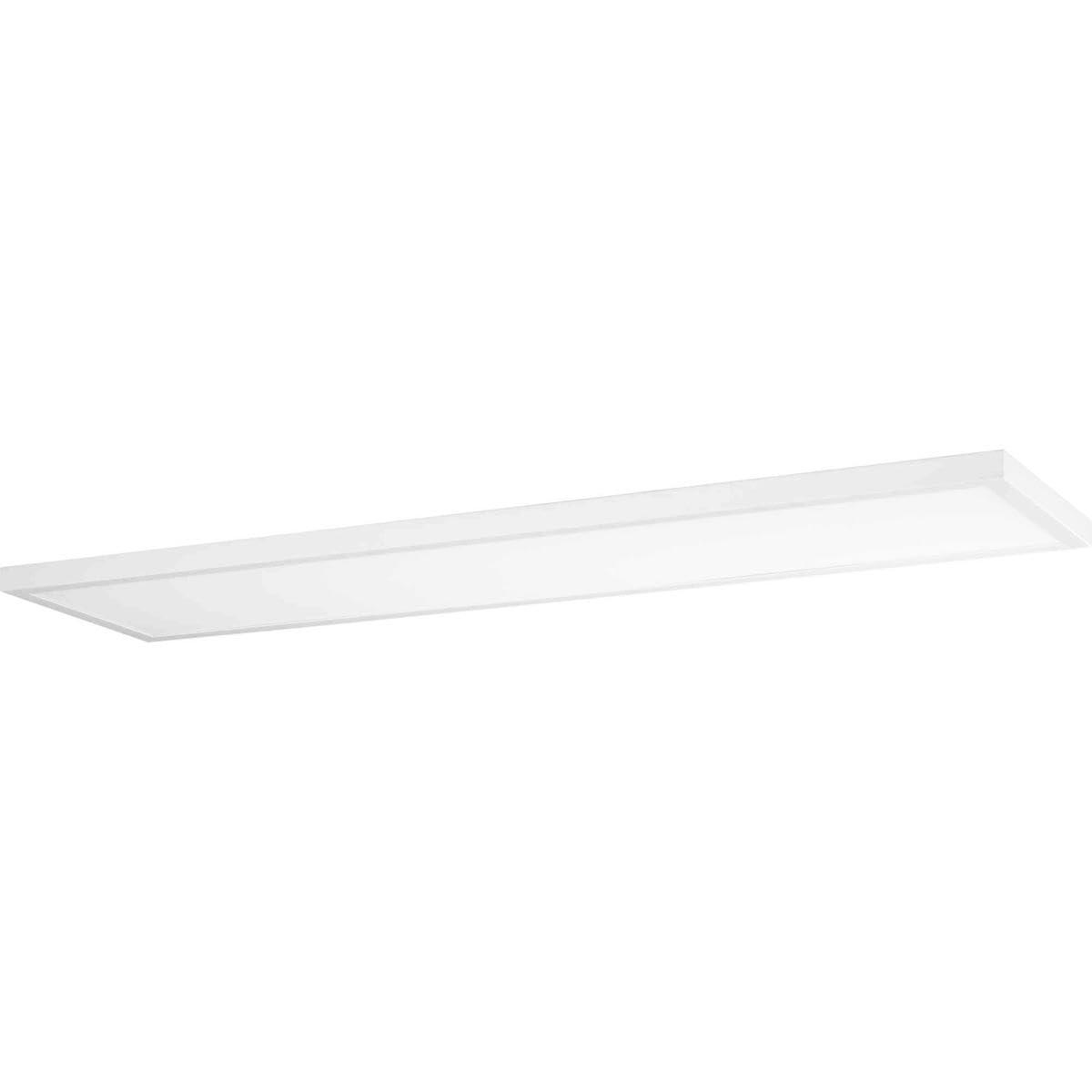 Progress Lighting, Everlume Collection, 1-Light, LED Linear Panel Light, Satin White, Frosted Polycarbonate Shade