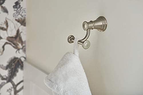 Polished Nickel Double Robe Hook with Classic Design