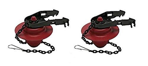 (2 pack) Fluidmaster 501 Performax Universal, 2 in. Toilet Tank Flapper, Plastic, New, 1-Pack, Height 7.7in, Weight 0.10 lbs.