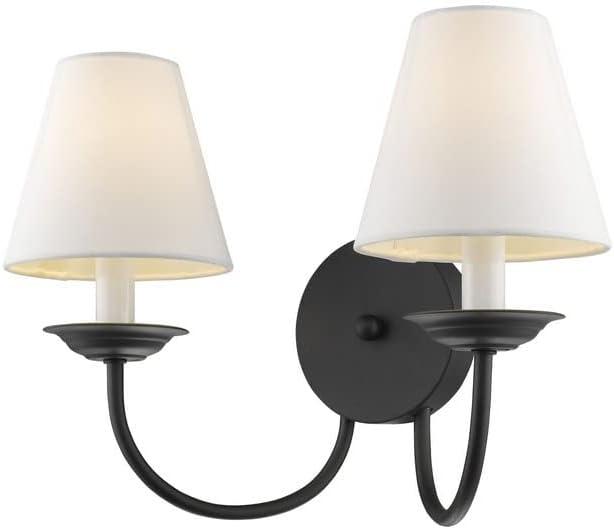 Livex Lighting Mendham 2 - Light Wall Light in  Black