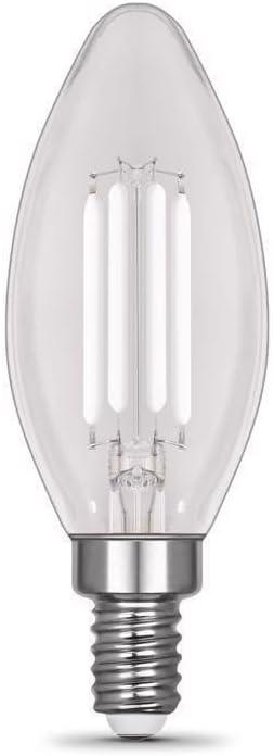 Feit Electric BA10 E12 (Candelabra) Filament LED Bulb Daylight 60 Watt Equivalence 2 pk