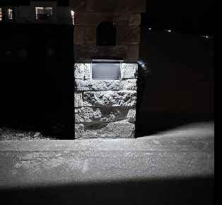 Warm White LED Solar Powered Outdoor Address Light