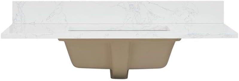 Ceres 37" Engineered Stone Single Bathroom Vanity Top with Sink