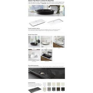 Iron Plains 6.3" Tall Metal Rectangular Bathroom Sink with Overflow